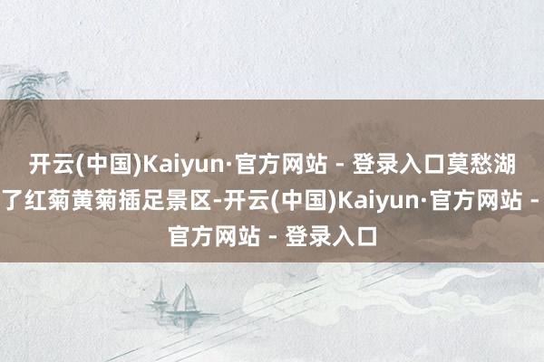 开云(中国)Kaiyun·官方网站 - 登录入口莫愁湖的菊花开了红菊黄菊插足景区-开云(中国)Kaiyun·官方网站 - 登录入口