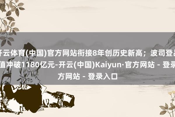 开云体育(中国)官方网站衔接8年创历史新高；波司登品牌价值冲破1180亿元-开云(中国)Kaiyun·官方网站 - 登录入口